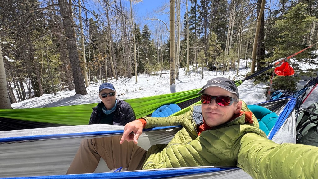 hammocks in the woods
